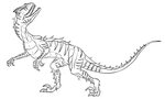 Utahraptor Coloring Page