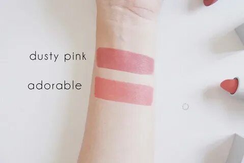 REVIEW Romand Zerogram Matt Lipstick - Dusty Pink & Adorable