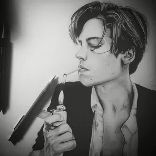 Cole Sprouse #draw #bw #doys Gcse art, Cole sprouse, Art dra