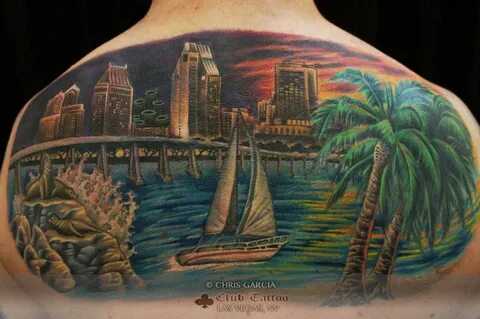 chrisgarcia:key-biscayne-miami-beach-sailboat-boat-skyline-p