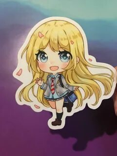 Kaori Anime your lie in april STICKER 3 inches great for Ets