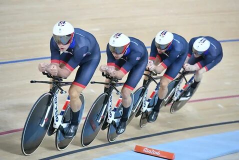 Great Britain set new world record in men's team pursuit to 