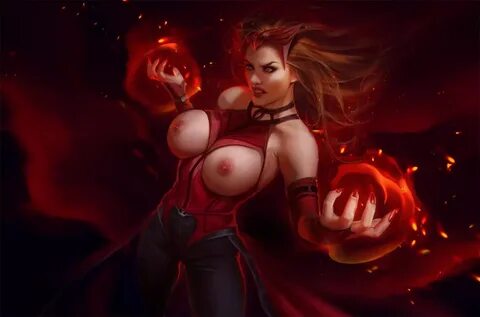 Scarlet witch tits