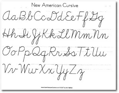 How To Draw The Whole Alphabet In Cursive - Kiddoin