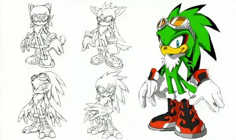 Jet The Hawk Concept Art Sonic art, Concept art, Game concep