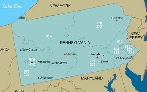 610 Area Code Map - Map Of Farmland Cave