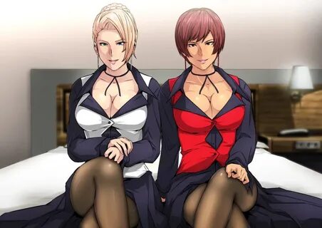 The Big ImageBoard (TBIB) - 2girls bangs bed blonde hair blu