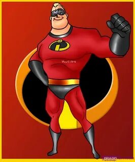 how to draw mr incredible from the incredibles The incredibl