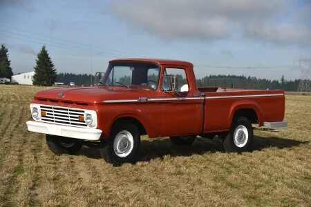 1963 Ford F-100 292ci V8 4-Speed - Ford & Cars Background Wa