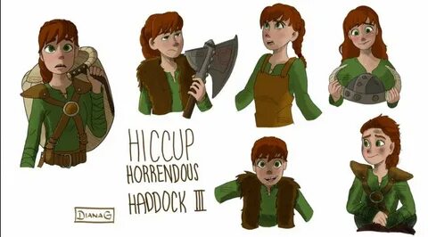 Fem Hiccup (reference sheet) H.T.T.Y.D Amino