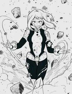Uraraka Ochako Drawings, Manga art, Anime sketch