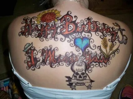 Happy Birthday Tattoo - HAPPY BIRTHDAY - Tattoo Female - You