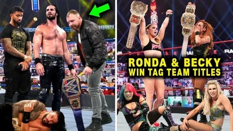 Dean Ambrose & Seth Rollins Return & Becky Lynch and Ronda R