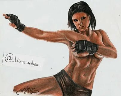 Drawing by Gina Carano / Actress, Model, Former MMA fighter 