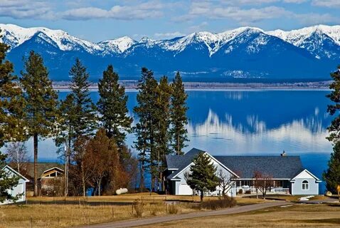 flathead lake montana Flathead Lake and the Mission Mountain