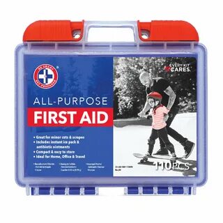Be Smart Get Prepared 110 Piece First Aid Kit is the most comprehensive sel...