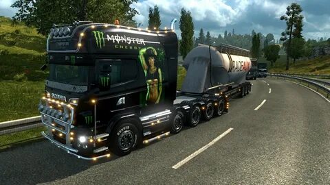 Euro Truck Simulator 2. Мод: Scania R. Много тюнинга! (Ссылк
