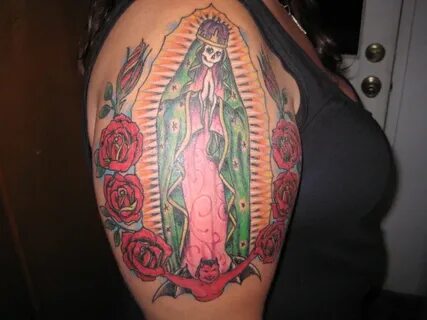 My new Day of the Dead Virgin Mary tattoo Five and half ho. 
