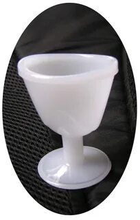 Eye Wash Cup - Transparent, Milk white and White Colors - St