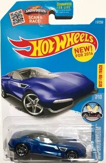 2016 Blue Gazella GT Hot Wheels Original Design Hot wheels c