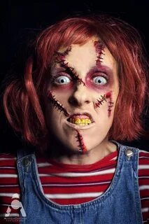 Chucky by Prettyscary Halloween makeup inspiration, Hallowee