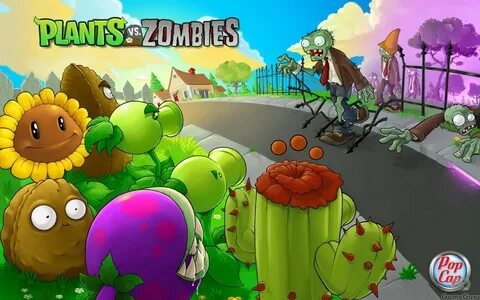 Plants vs. Zombies - обои на рабочий стол