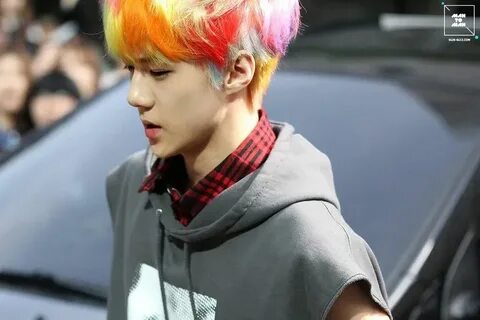 Pin by 🐥 💕 on EXO Sehun, Rainbow hair, Exo sehun