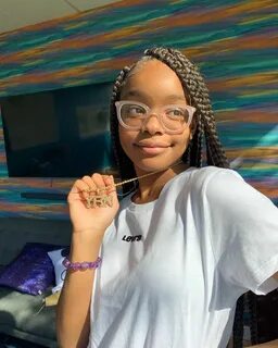 Marsai Martin on Instagram: "Got a new chain 🤪 @thegoldgods"