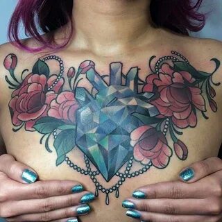 Crystal tattoo: 12 best photos and sketches, which means