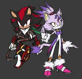 Shadow and Blaze by Banu-By2000 on DeviantArt Sonic art, Son