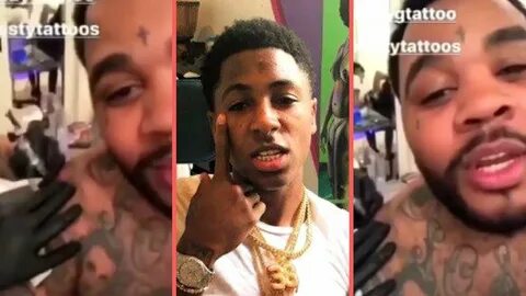 Kevin Gates Speaks While Getting NBA YoungBoy Face Tattoo Wi