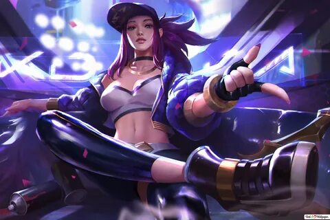 League of Legends (LOL) : K/DA Akali Shkarkim letër-muri HD