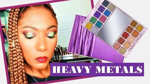 Urban Decay Heavy Metals Palette Eye Look - YouTube