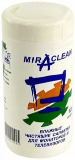 Салфетки влажные MIRACLEAN 24099 для мониторов и телевизоров