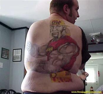 Hulk Hogan Bad portrait tattoos, Bad tattoos, Dumbest tattoo