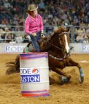 Stuntwoman turned barrel racer Ann Scott welcomed at first R