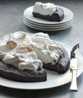 Flourless Chocolate Cake with Meringue - Once Upon a Chef