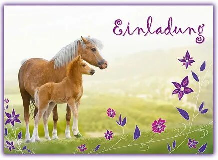 Einladungskarten Kindergeburtstag Pferd Gratis Beautif. Einl