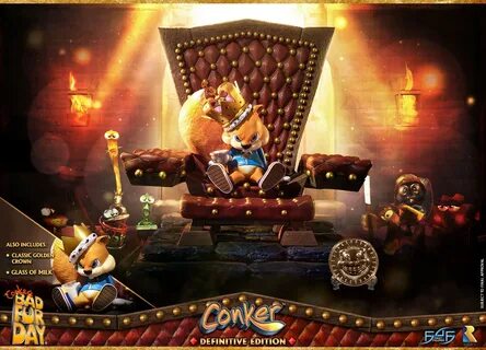 Conker's Bad Fur Day statue available for pre-order from Fir