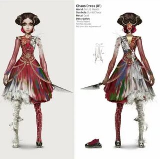 Alice: Asylum Dress Concepts American McGee's Alice Amino