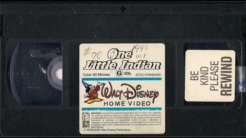 Opening to One Little Indian 1986 VHS - YouTube