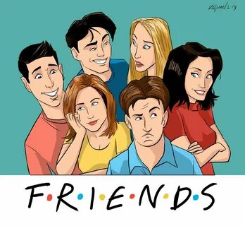 Rachel Green, Monica Geller, Phoebe Buffay, Joey Tribbiani, Chandler Bi...