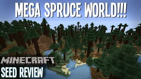 GIANT MEGA SPRUCE TAIGA! - Minecraft Seed - YouTube