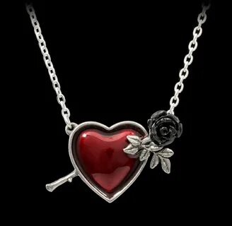 Alchemy Heart Necklace - Wounded by Love www.figuren-shop.de