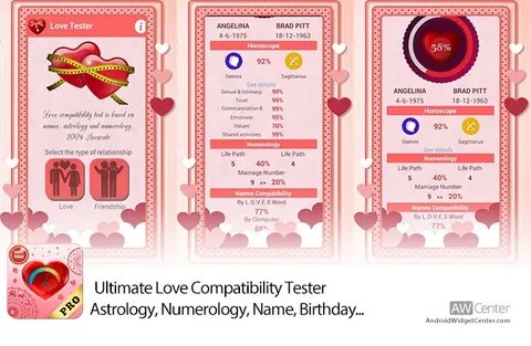 Ultimate Love Compatibility Tester based on Astrology, Numer