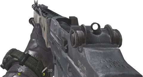 Mw2 Sniper Png - Modern Warfare 2 M14 Clipart - Large Size P
