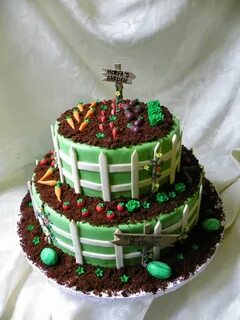 Vegetable Garden Birthday Cake - Birthday Cakes Allotment ca