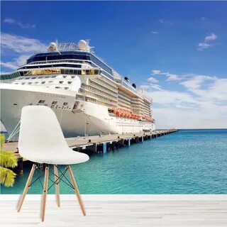 tvoialtay 3D Giant Cruise Ship Paper Wall Print Decal Wall D