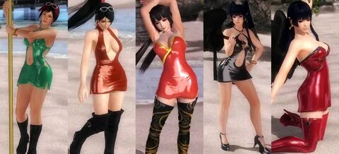 DOA5LR Mixed mods, clothes from casual to sexy ''NEW DOAXVV 