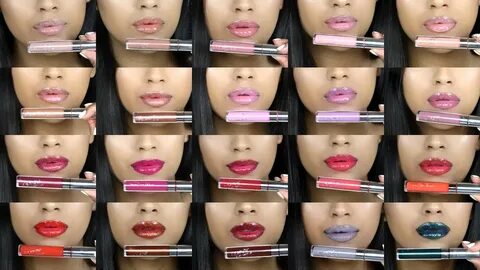 Colourpop Ultra Glossy Lip Swatches 20 shades - YouTube